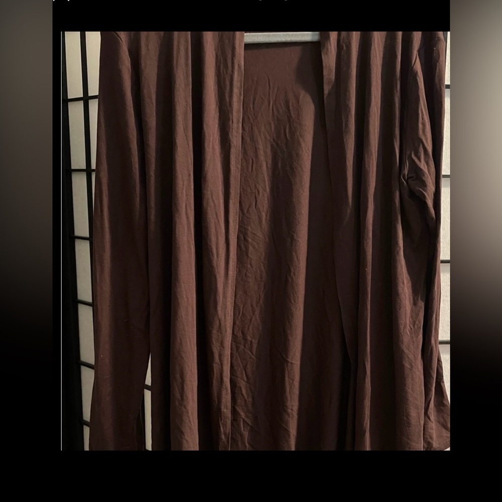Brown Long Sleeve Top